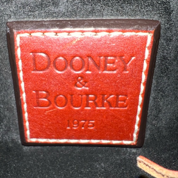 Dooney & Bourke Black Suede Shoulder Bag EUC - Picture 3 of 14